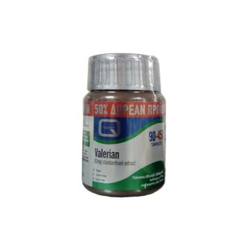 QUEST VITAMINS VALERIAN 83mg Extract 90 ΤΑΜΠΛΕΤΕΣ &  Δώρο 45 ΤΑΜΠΛΕΤΕΣ 