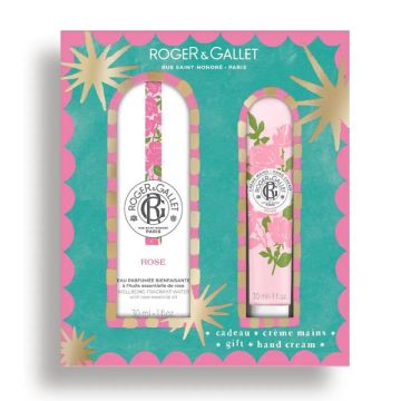 Roger & Gallet Rose Gift Set, Άρωμα 30ml + Κρέμα Χεριών 30ml
