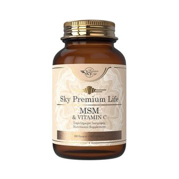Sky Premium Life MSM & Vitamin C Συμπλήρωμα Διατροφής με MSM & Βιταμίνη C 60tabs