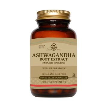 SOLGAR ASHWAGANDHA ROOT EXTRACT VEGICAPS 60S