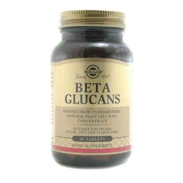 Solgar Beta Glucans Β-Γλυκάνες, Φόρμουλα Για Την Ενίσχυση Του Ανοσοποιητικού Συστήματος 60 Ταμπλέτες