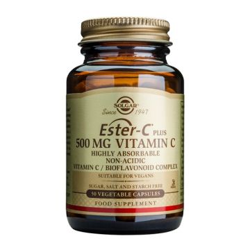 SOLGAR ESTER-C 500mg 50 ΦΥΤΙΚΕΣ ΚΑΨΟΥΛΕΣ