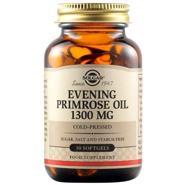 SOLGAR EVENING PRIMROSE OIL 1300MG SOFTGELS 30S