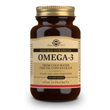 SOLGAR OMEGA-3 DOUBLE STRENGTH SOFTGELS 60S