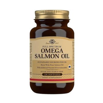 Solgar Full Spectrum Omega Salmon Oil 120 μαλακές κάψουλες