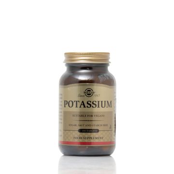SOLGAR POTASSIUM GLUCONATE 99MG100S