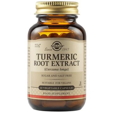 SOLGAR SFP TURMERIC ROOT EXTRACT VEGICAPS 60S