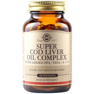 Solgar Super Cod Liver Oil Complex 60softgels