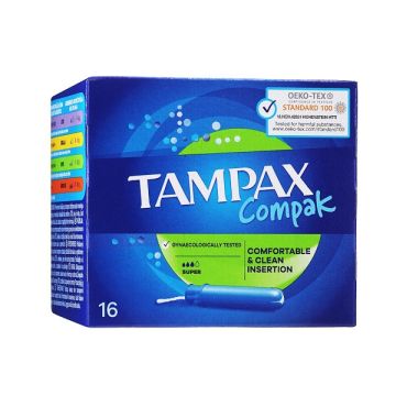 TAMPAX Compak Super 16τμχ 