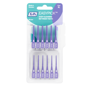 TePe EasyPick Μεσοδόντιες Οδοντογλυφίδες Extra Large Μωβ 36τμχ