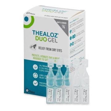 Thea Pharma Hellas Thealoz Duo Gel Οφθαλμικές Σταγόνες με Υαλουρονικό Οξύ για Ξηροφθαλμία 30x0.4ml