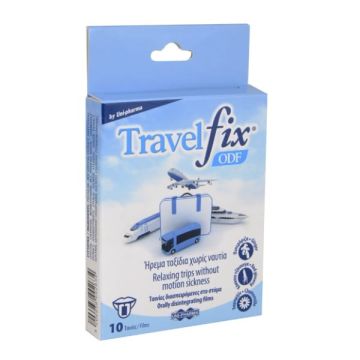 Uni-Pharma Travel Fix Ταινίες Διασπειρόμενες στο Στόμα Κατά της Ναυτίας 10ταινίες