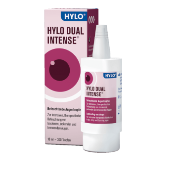 Ursapharm Hylo Dual Intense Λιπαντικές Οφθαλμικές Σταγόνες για την Επίμονη Ξηροφθαλμία 10ml - 300 σταγόνες
