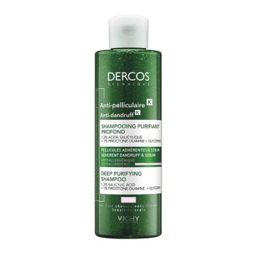 Vichy Dercos Σαμπουάν Κατά της Πιτυρίδας Anti-Dandruff Deep Purifying Shampoo 250ml